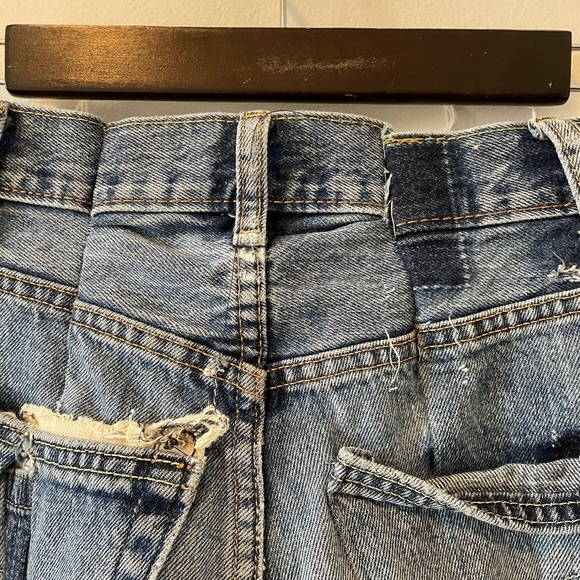 Levi’s Patchwork Straight Leg Jeans - Picture 11 of 16